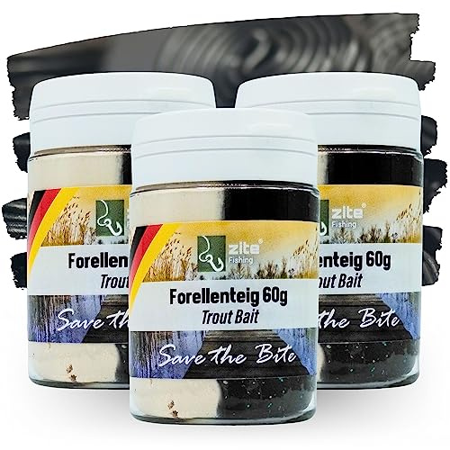 Zite Fishing Forellenpasten-Set – 3x60g Special Edition – Forellenteig als Köder-Set fürs Forellenangeln