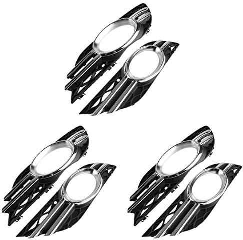 VENOAL 3 x Auto-Nebelscheinwerfer-Set für Nebelscheinwerfer, verchromt, für E- W211 07-09 A2118851174 A2118851274