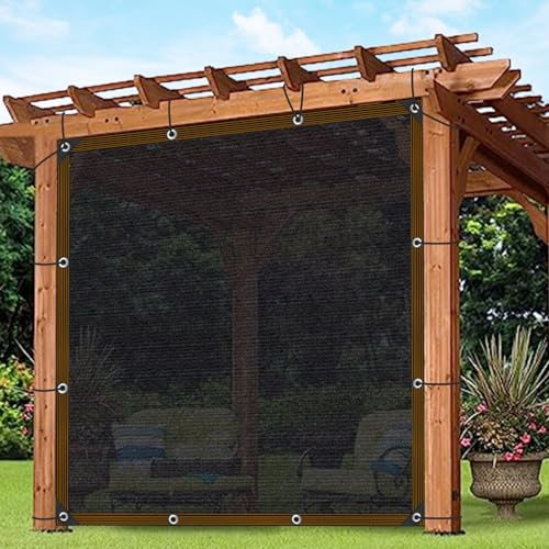 ZOZIJIU Toldo Red de Sombra para jardín con Ojales, Parasol, Tela de Sombra para Patio Exterior, pérgola, balcón, Invernadero, gallinero, Verduras de jardín