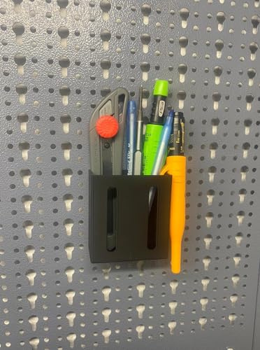 Zollstock und Stifte Halterung passend für Küpper Lochwand Systemhalter Zubehör (Stifte Halterung)