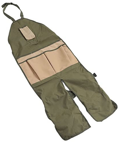 Fdit Delantal para Herramientas de Jardín, Resistente Al Desgaste, Hebilla Ajustable, Protección para Piernas con Bolsillos para Granja de Jardín, Tela Oxford 600D