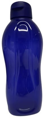 Tupperware To Go Eco Easy - Botella de agua (2 L, cierre de clip, 2000 ml), color azul