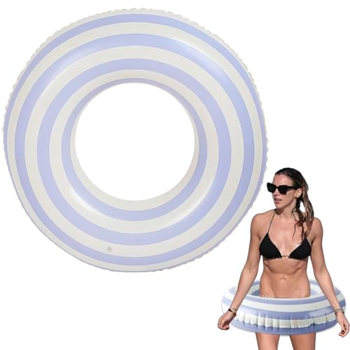 LUMOOM Anello da nuoto per adulti, in PVC, per piscina estiva, spiaggia, accessorio per feste all'aperto (viola)