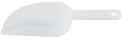 Petite pelle à glace en plastique givré, pelle à nourriture, farine, bonbons, pelle multifonction pour bar, fête, mariage (1 pièce)