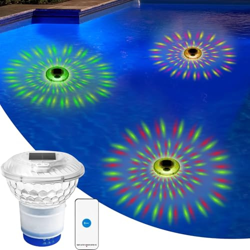 LIAVOP Distributeur Flottant de Chlore, Flotteur Chimique Réglable pour Piscine Intérieure et Extérieure