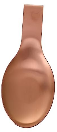 GALPADA Spoon Pad Rose Gold Stainless Steel Spoon Holder Easy Clean Lightweight for Home and Commercial Kitchens