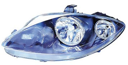 RAS Elektrischer linker Scheinwerfer mit Motor, für Seat Altea von 04-2004 bis 04-2009 (Lampen H1 und H7)