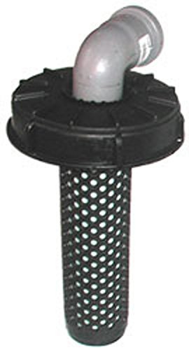 TÄSLER-Produktion Deckelfilter NW150 auf HT-Bogen DN70 90° - Deckel