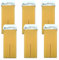DERMAWAX 6x100ml Argan Roll-On Wax Roller-Wax Cartridge Refill Set -Waxing application with Wax strips Sensitive Skin, Ideal for Legs, Arms, Underarms, Chest& Back (600 ml (1er Pack), Argan)