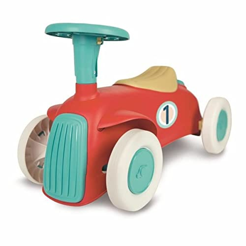 Clementoni- My First Ride On Car: Get In And Play, 100% Recycled Material, Sturdy and Safe Design, Encourages Motor Skills and Balance Development (12+ Months)