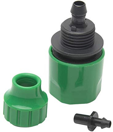 GeKLok Garden Water Hose Quick Connector Fitting Garden Micro Irrigation Adapter Connector Water Hose Quick Connector(Green)