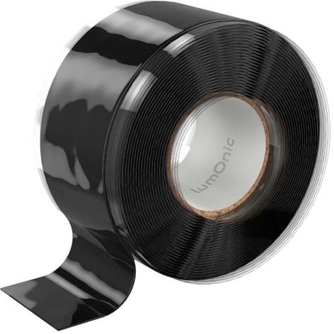 3m Cinta de silicona autosellante 25mm Cinta de sellado negro -50...260°C 0,50mm