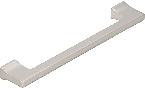 SIRO Möbelgriff Gommern, Modern, Druckguss edelstahleffekt, 180 mm x 30 mm x 14 mm, LA 160 mm, 2526-180ZN27