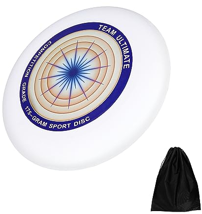 HASLED Exterior Disco Volador Frisbee Profesional，PE Frisbee,Cómodo de Sostener，Frisbee Playa para Competiciones Profesionales, Deportes al Aire Libre, Entretenimiento Familiar