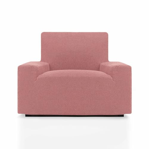 SOFASKINS® super elastischer überzug, Sofabezug 1 sitzer, atmungsaktiv, bequem und langlebig, Sofa überzug, Einfach anzubringen, Maße (70-110Cm), Farbe Pastellrosa