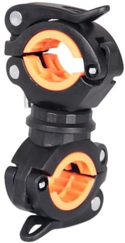 Yisawroy Taschenlampen-Halterung, universal, für Fahrrad-LED-Licht, Halterung für Front-Taschenlampe, LED-Scheinwerfer-Halterung, Fahrrad-Taschenlampen-Halterung