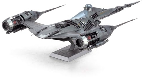 Metal Earth 3D Metallbausatz Star Wars N-1 Starfighter ab 14 Jahre | Präzise lasergeschnittene Metallteile zum Zusammenstecken ohne Klebstoff. Detailreiche Modelle mit bebilderter Bauanleitung