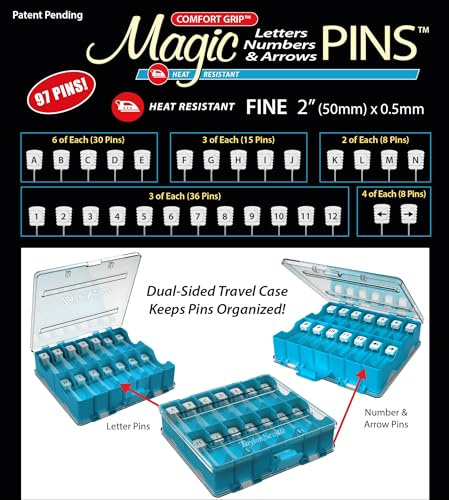 Taylor Seville Magic Alphabet, Numbers & Arrows Pins-97/Pkg