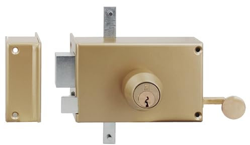 Serrure 3 points en applique MX4500 5 goupilles 5G horizontale tirage gauche cylindre de 45mm - HERACLES - MX-4503-5G-2