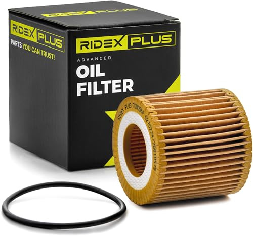 RIDEX PLUS Ölfilter Motorölfilter Filtereinsatz 7O0056P Kompatibel mit VW POLO 9N Polo Schrägheck 6R1, 6C1 Fox Schrägheck 5Z1, 5Z3, 5Z4, SKODA Fabia II Schrägheck 542 Fabia II Combi 545 ROOMSTER 5J