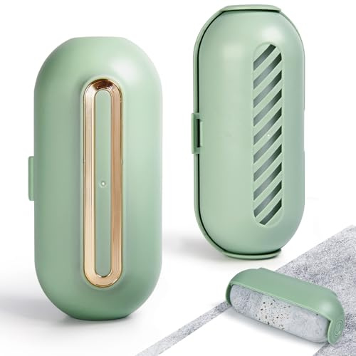 CIOXSOIO Rodillo quitapelusas reutilizable, lavable y portátil, pelo de animales, rodillo de pelusa, quitapelusas para pelo de mascotas, ropa, viajes, casa