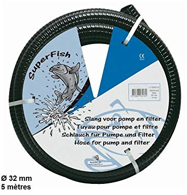 5 mètres tuyau 32 mm PVC renforcé pour aquarium ou bassin