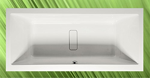 Polysan Badewanne MARLENE 180x80x48cm, Weiß, Acryl, Freistehend