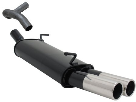 Novus Sportauspuff Gruppe N 2x76mm
