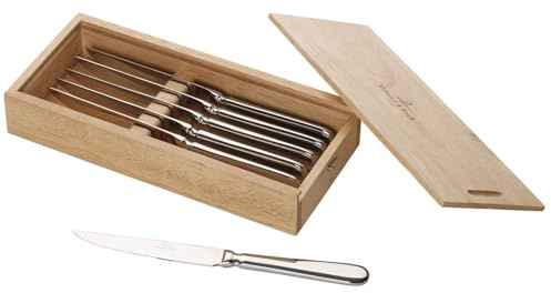 Villeroy & Boch Oscar Pizza- & Steakmesser-Set, 6-teilig, Edelstahl