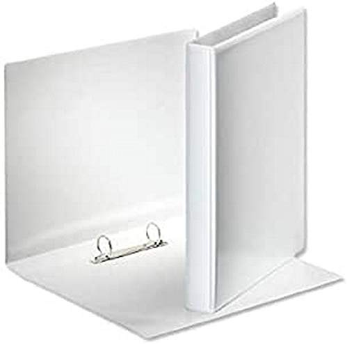 Esselte 488781 - Anpassningsbar mapp med 2 ringar, A4, 25 mm länd, vit