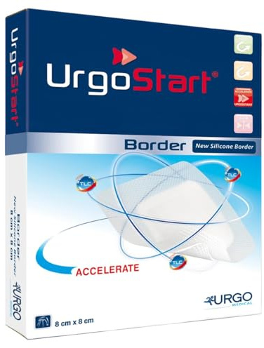 URGOSTART Border 8x8 cm Schaumstoffwundverband 10 St