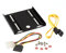 POPPSTAR Kit de instalación para SSD HDD internos Incluye el Marco de Montaje y los Tornillos de 6,4 cm (2.5 Pulgadas), también el Cable SATA 3, Que posibilita una transmisión rápida de Datos