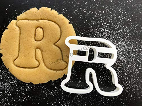 Alphabet Letters 3 Sizes Cookie Cutters Fondant Cake Decorating (Letter R, 4)