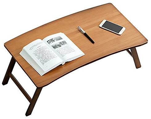 Klappbett Ergonomische Bogendesign Kleine Schreibtisch/Laptop Lazy-Schlafsaal Studentschlafzimmer Startseite Schreiben Einfache Klapptabelle (Color : A, Size : 80×38×28cm)