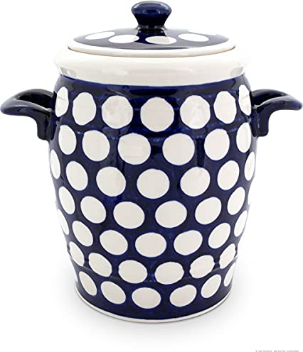 Bunzlauer - Pentola Multiuso Contenitori in Ceramica, 4,2 litri, Motivo Decorativo 26