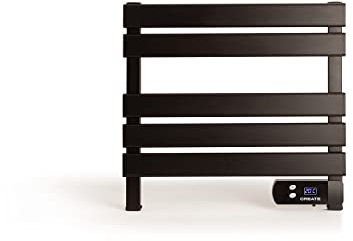 CREATE / Warm Towel Mini 150W / Portasciugamani Elettrico Nero Senza Piedi/Basso consumo/Riscaldamento, asciuga Asciugamani