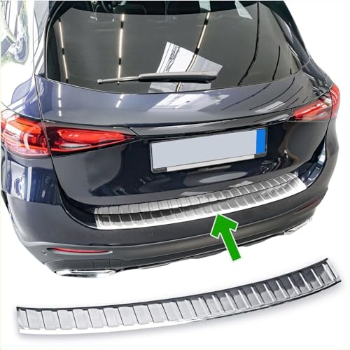 Paraurti Posteriore per Mercedes GLC | X254 | Dal 2022+ Acciaio Inox Cromato Protezione per Bordo Bagagliaio Carico