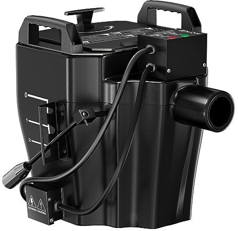 Machine à glace sèche à fumée basse, brumisateur de scène professionnel 3500 W, facile à utiliser pour machine à Co2 avec buse de tube haute densité, facile à transporter, pour effet de scène,
