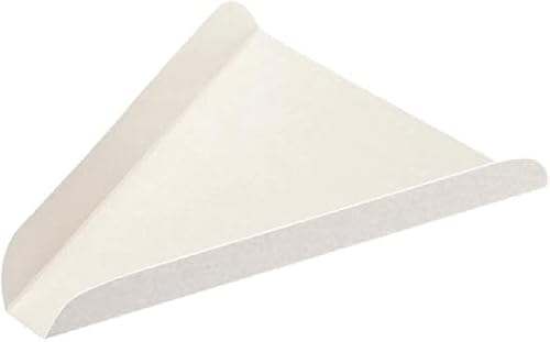 2000 uds - Cuñas/bandeja/soporte triangular de cartón para pizza - Plato de cartón desechable y reciclable ideal para servir pizza en rebanadas