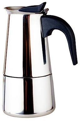 MAGICLULU Caffettiera Moka in Acciaio Inox Caffettiera Filtro Per Caffè Espresso Facile Da Pulire Per Casa e Ufficio