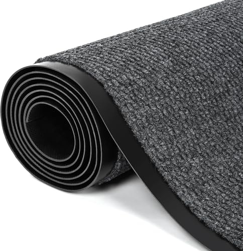 ybaymy Teppich Läufer Flur rutschfest 90x300cm Schmutzfangläufer Meterware | Waschbar Küchenteppich Flurläufer Schmutzfangmatte Lang Teppichläufer