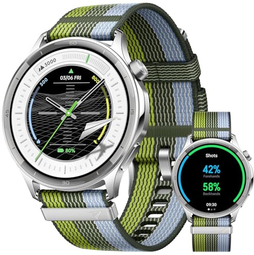 OPPO Watch S Smartwatch ECG Acciaio 10Giorni 3000Nits, Silver Gleam | Display 1,46 AMOLED, 100+ sport, 5ATM+IP68, monitoraggio sonno/FC/SpO2, doppio abbinamento, Batteria fino a 10 Giorni.