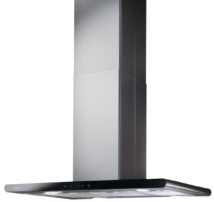 Elica GALAXY ISLAND BLIX/A/90X45 Cappa aspirante a isola Nero, Acciaio inossidabile 850m³/h - Cappa (850 m³/h, Condotta, 46 dB, 64 dB, 50 cm, 65 cm)