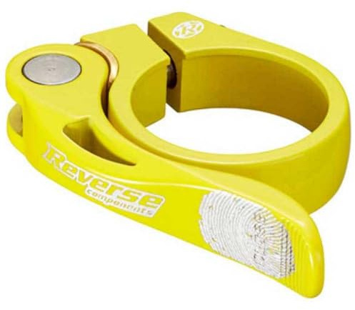 Reverse Long Life Sattelklemme mit Schnellspanner 34.9mm gelb