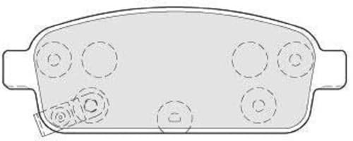 VALEO - Plaquettes de frein First - 301055 - Jeu de 4 plaquettes - Essieu arrière - Entièrement équipés avec accessoires montés