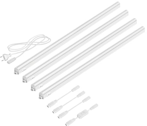 parlat LED Unterbau-Leuchten Rigel, je 87,3cm, mit Schalter, je 1118lm, weiß, 4er Set