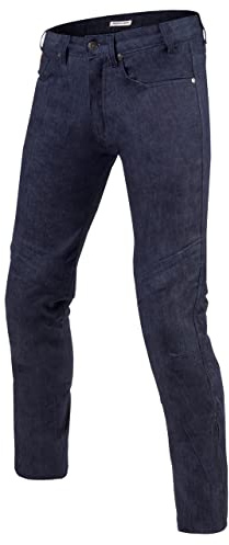 REBELHORN Rage Slim Fit Jeans Pantalones de Moto para Hombres Materiales Durables Rodilla y Protectores de Cadera Kevlar Dupont Paneles 4 Bolsillos externos