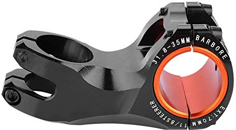 Fahrrad Lenker Vorbau, Fahrrad Vorbau Riser für 31.8mm Lenker Ersatzzubehör(Schwarz) Vorbau 35Mm Klemmung Vorbau 35 Mm Vorbau 35Mm Klemmung Vorbau 35 Mm Lenkerklemmung Dwawoo Vorbau 35Mm