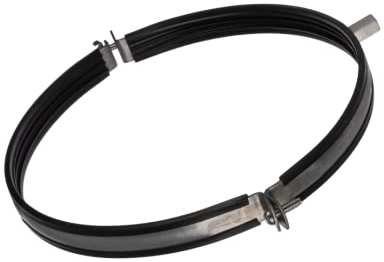 Ø 250mm Morsetto per Tubi - Fascette Metalliche Stringitubo - Morsetti per Condotti di Ventilazione - Collare di Staffaggio con Guarnizione di Gomma