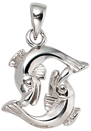 Jobo Sternzeichen-Anhänger Fische aus 925 Sterling Silber